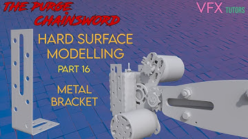 Hard Surface Modelling in Maya - Part 16 - Battery Bracket