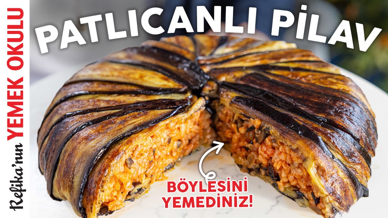 Efsane Domatesli Patlıcanlı Pilav Tarifi 😍 Domatesli Pilav Nasıl Yapılır? Muhteşem Sunum Önerisi