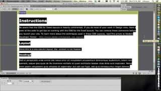HTML Document Flow