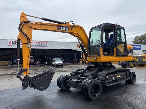 UHI UME90 WHEEL-CRAWLER EXCAVATOR  WITH YANMAR ENGINE  IS COMING