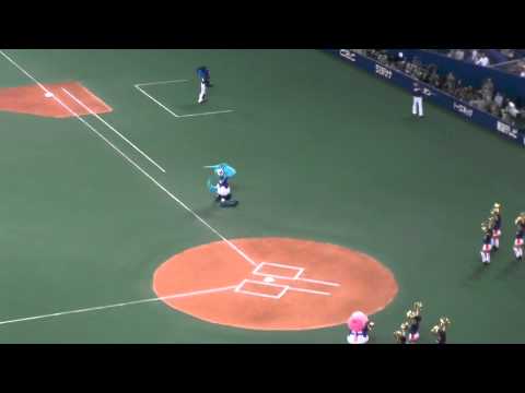 14/07/14 燃竜 選手送り出しのシャオロン、パオロン、ドアラ