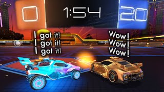 I Hired Rocket League Boosters &amp; Lost On Purpose...