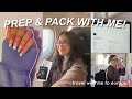 PREP &amp; PACK WITH ME FOR VACATION!!