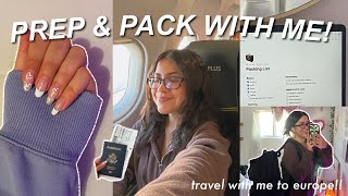 PREP &amp; PACK WITH ME FOR VACATION!!