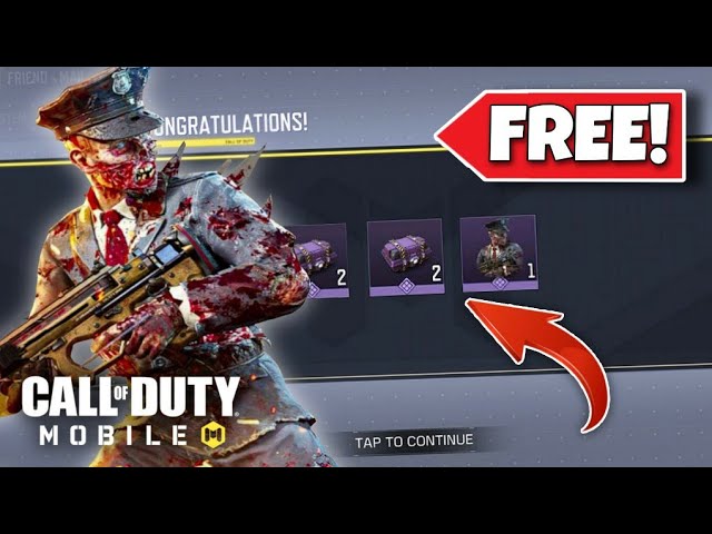 Call of duty Mobile : Zombie - Mob Guard Epic Operator Epic Skinn - Redeem  Code