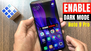 How to Enable Dark Mode in Redmi Note 9 Pro