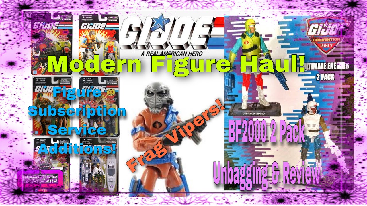 G.I. Joe Modern First Haul 2022 - FFS • Concention Exclusives • Ultimate Enemies Review • Frag Viper