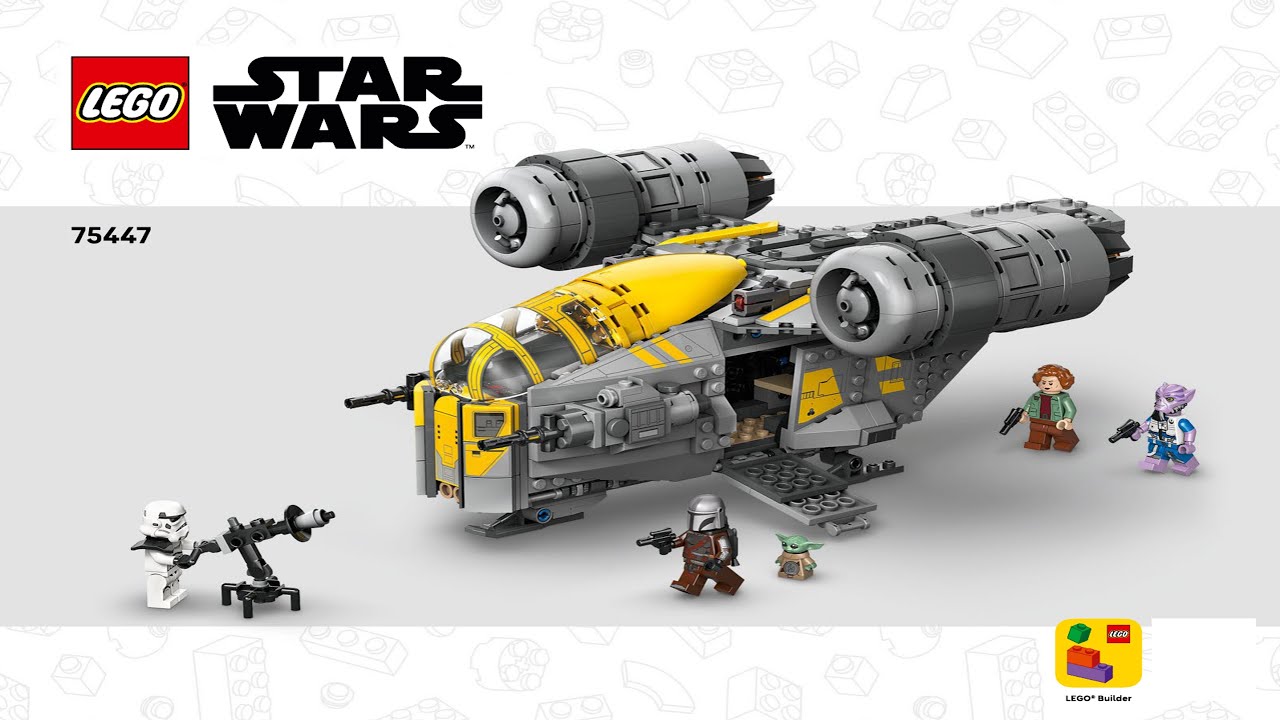 Star Wars - The Razor Crest - The Mandalorian and Grogu LEGO instructions