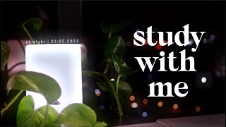 2 HOURS STUDY WITH ME at night | 1% every day |  Pomodoro 50/10 | Fireplace sound | Motivation study