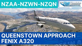 MSFS LIVE | Queenstown Approach | Air NZ Real Ops | Fenix A320 | Auckland - Wellington - Queenstown