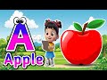 Phonics Song 2 with TWO Words in 3D - A For Airplane - ABC Alphabet Songs with Sounds for Children