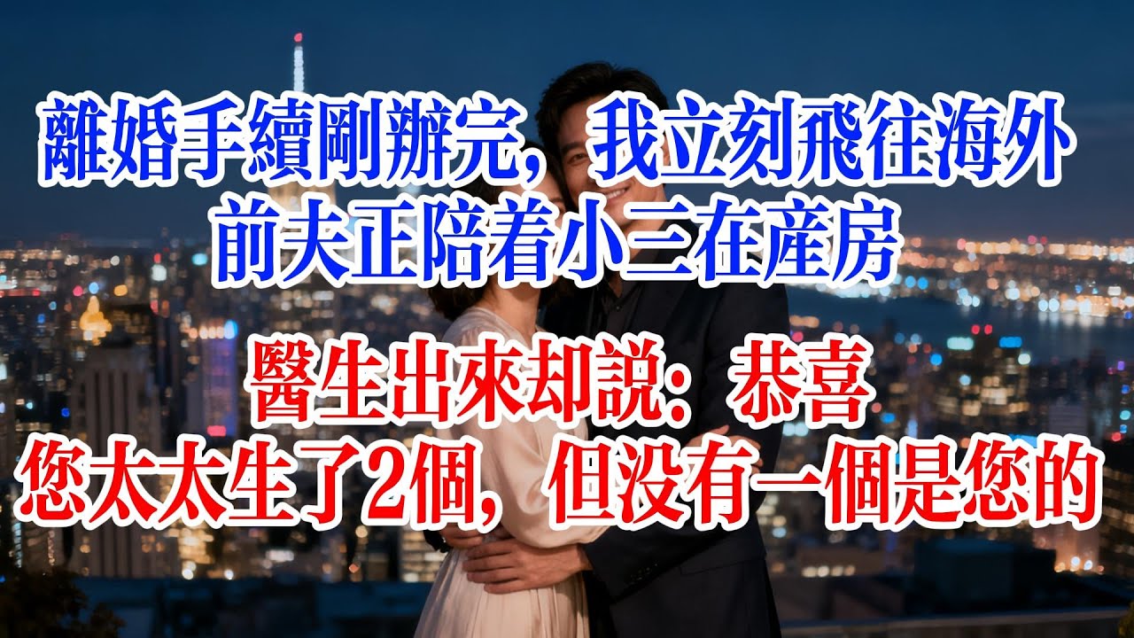 離婚手續剛辦完，我立刻飛往海外，前夫正陪著小三在產房，醫生出來卻說：恭喜，您太太生了2個，但沒有一個是您的