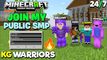 🔥Ftafat Join Karo My New Minecraft Public SMP FAST!!