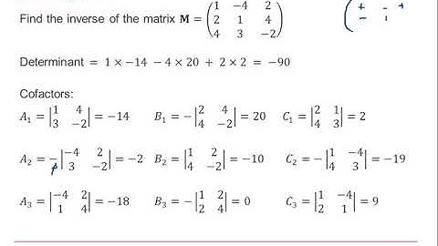 AQA Further Pure: Matrices 3-4