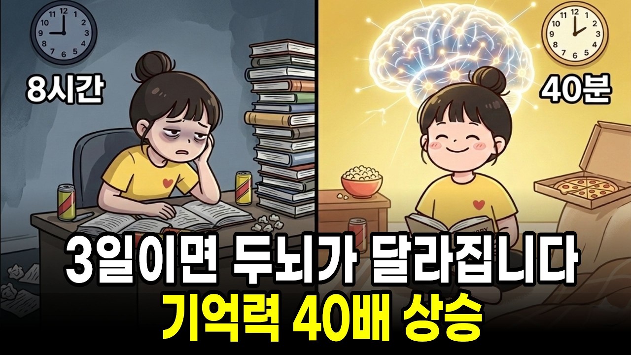 3일 만에 뇌를 바꾸는 5가지 뇌과학 공부법, 천재의 두뇌는 이렇게 만들어집니다