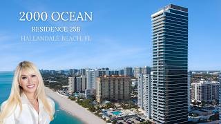 2000 OCEAN - RESIDENCE 25B SPECTACULAR DIRECT OCEAN PREMIUM LINE -3 BEDOOM, 3.5 BATHS.  BUILT 2022