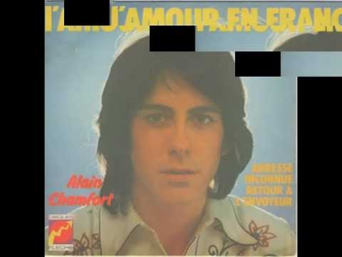 ALAIN CHAMFORT....l amour en france. ( 1973 ) - YouTube