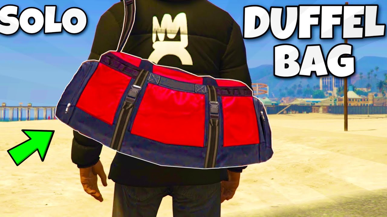 *SOLO* How To Get The RED DUFFEL BAG in GTA 5 Online 1.67!! No Transfer