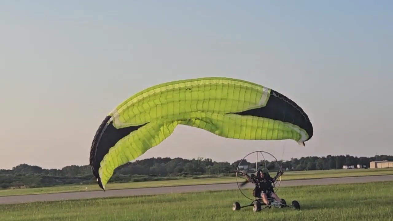 My new Limitless Paramotor from Aviator - Lake Whales, FL