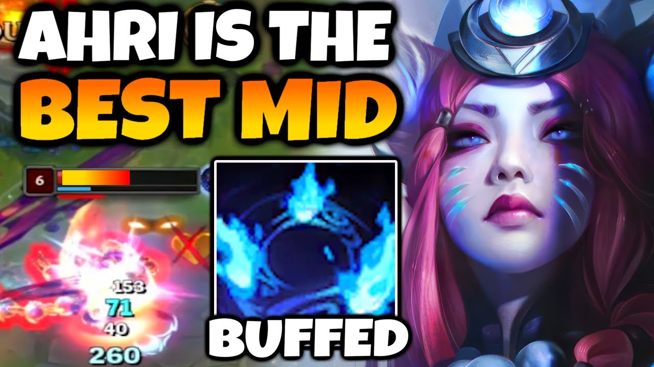 RIOT BUFFED AHRI and now she is OP literally BEST MID in the game - YouTube