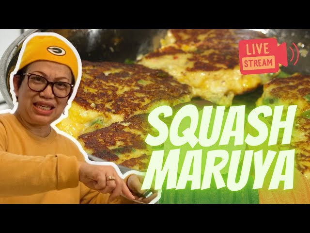 LIVESTREAM] How to Make Squash Maruya - Jelly's Kitchen 