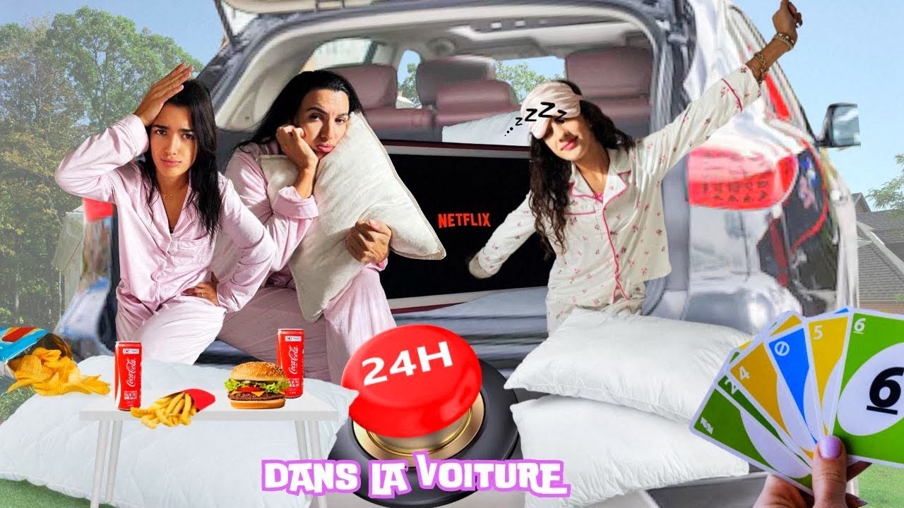 24H DANS LA VOITURE - PLUS JAMAIS 😫[ ON DEVIENS FOLLES ]