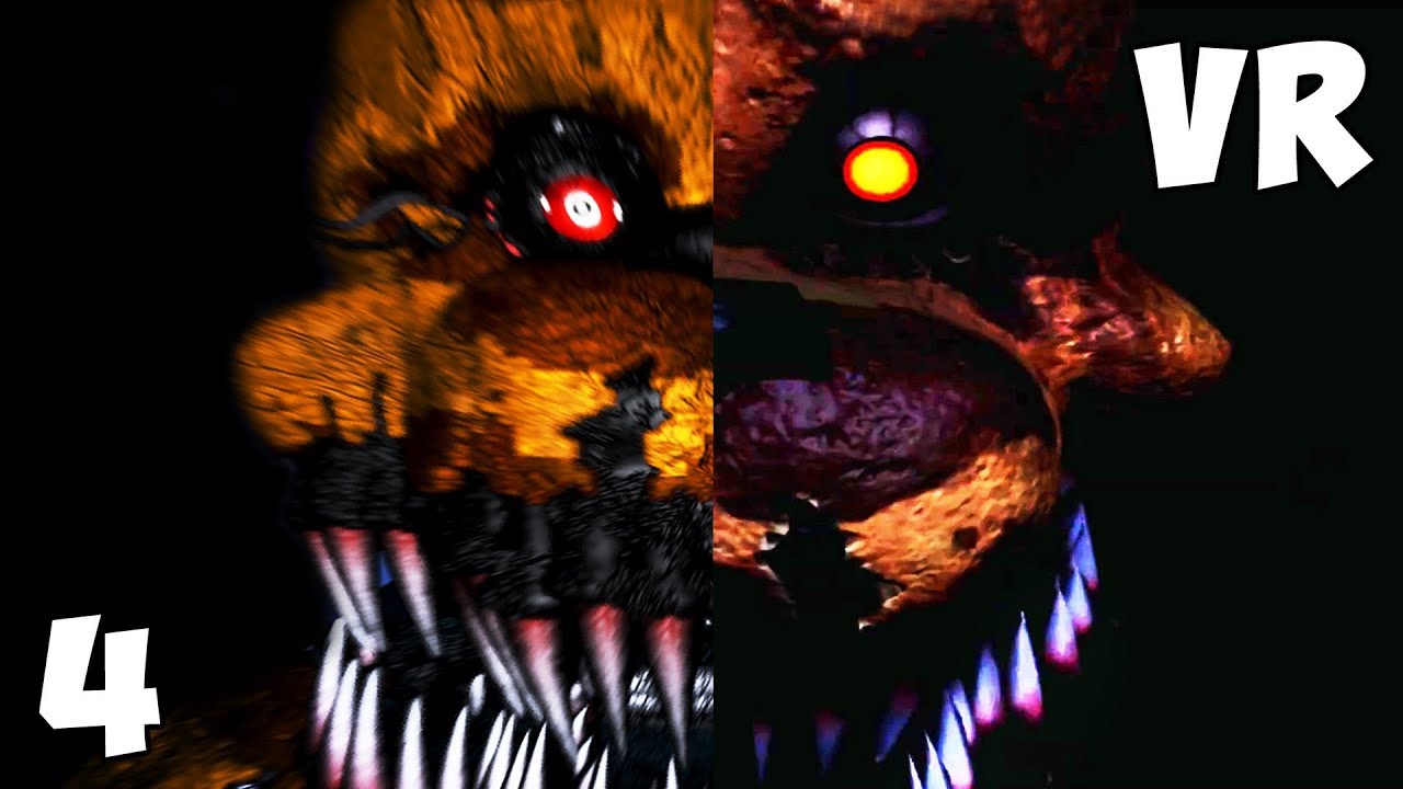 FNAF 4 vs. FNAF VR Jumpscares Comparison