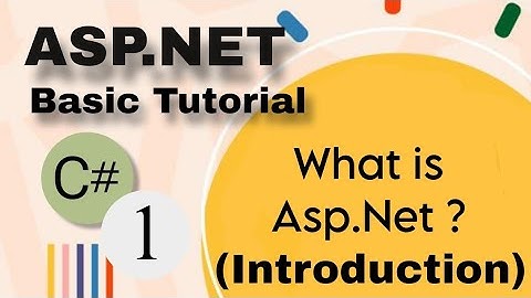 Introduction to Asp.Net || What is Asp.Net || Asp.Net Full Tutorial In Hindi