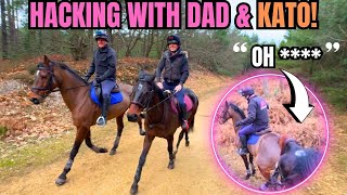 HACKING WITH DAD & KATO! | SLIPPING, SPRINTING AND SWEARING IN THE WILDERNESS || VLOG 130