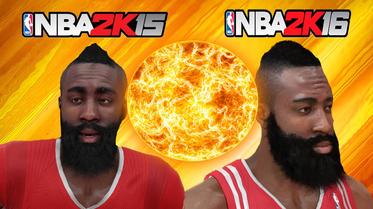 NBA 2K16 SHITS on NBA LIVE 16 | JAMES HARDEN GRAPHIC IMPROVEMENTS ...