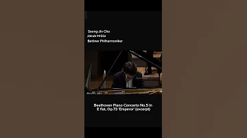 Seong Jin Cho Plays Beethoven Emperor Concerto No 5 Berlinerphilharmoniker Jakubhrůša 조성진 