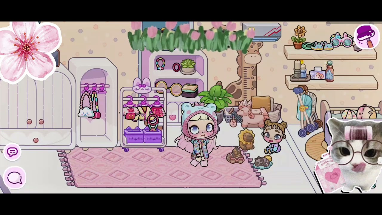 ✨mini vlog:ceri dan celin main hujan hujanan ✨ Nama game nya:pazu 