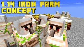 Minecraft 1.14 New Iron Farm Concept New Village Mechanics, New Design Snapshot 19W11A