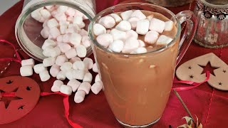 Recette Chocolat chaud aux chamallows facile - Jeux 2 Cuisine