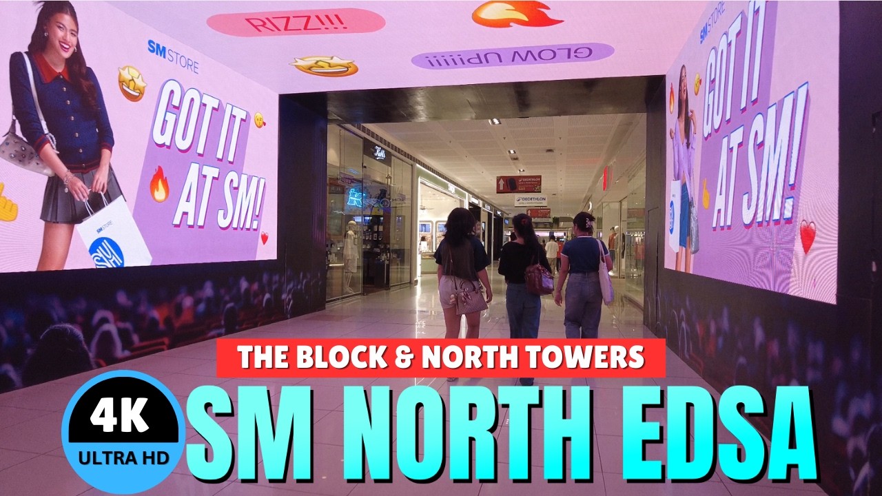 [4K] SM North EDSA 2026 – The Block Tour & Short Walk to North Towers ...
