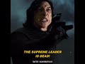 "The Supreme Leader is dead!" "Long live the Supreme Leader." | Star Wars: The Last Jedi (2017)