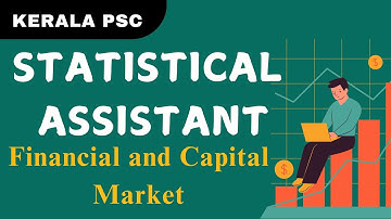 Financial and Capital Market | Module 3 #commerce  #statisticalinvestigator #statisticalassistant