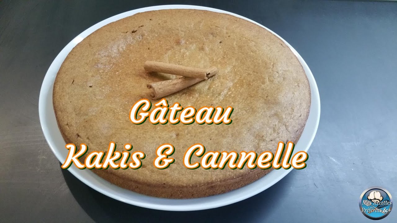 Recette GÂTEAU aux KAKIS et CANNELLE, sans beurre 😋👌