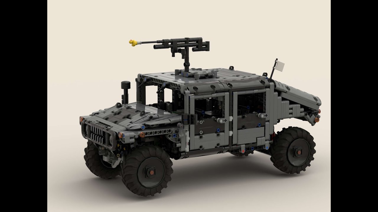 LEGO MOC 42129 Hummer / Humvee - Mercedes-Benz Zetros - B-Model  (alternative build) by Mäkkes | Rebrickable - Build with LEGO