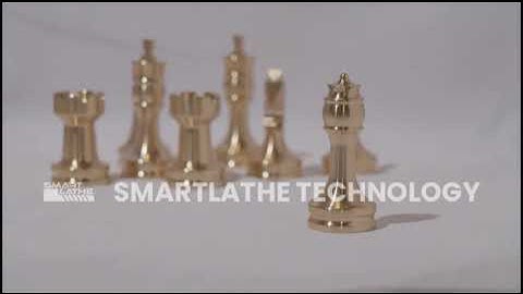 How is a chess set machined using an SL-X CNC lathe? Queen: turning and milling | CNC SMARTLATHE
