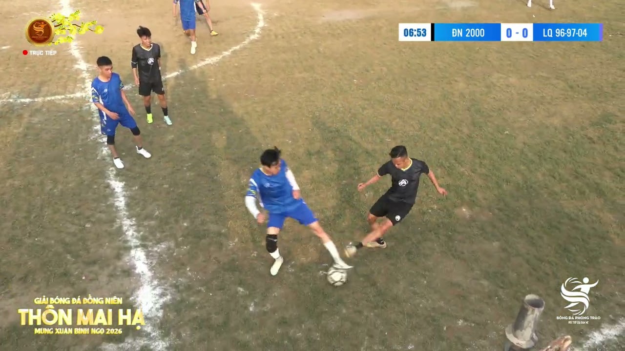 🔴Trực Tiếp: ĐN 2000 -vs- LQ 96-97-04🏆Tứ Kết 4 - Giải bóng đá đồng niên thôn Mai Hạ