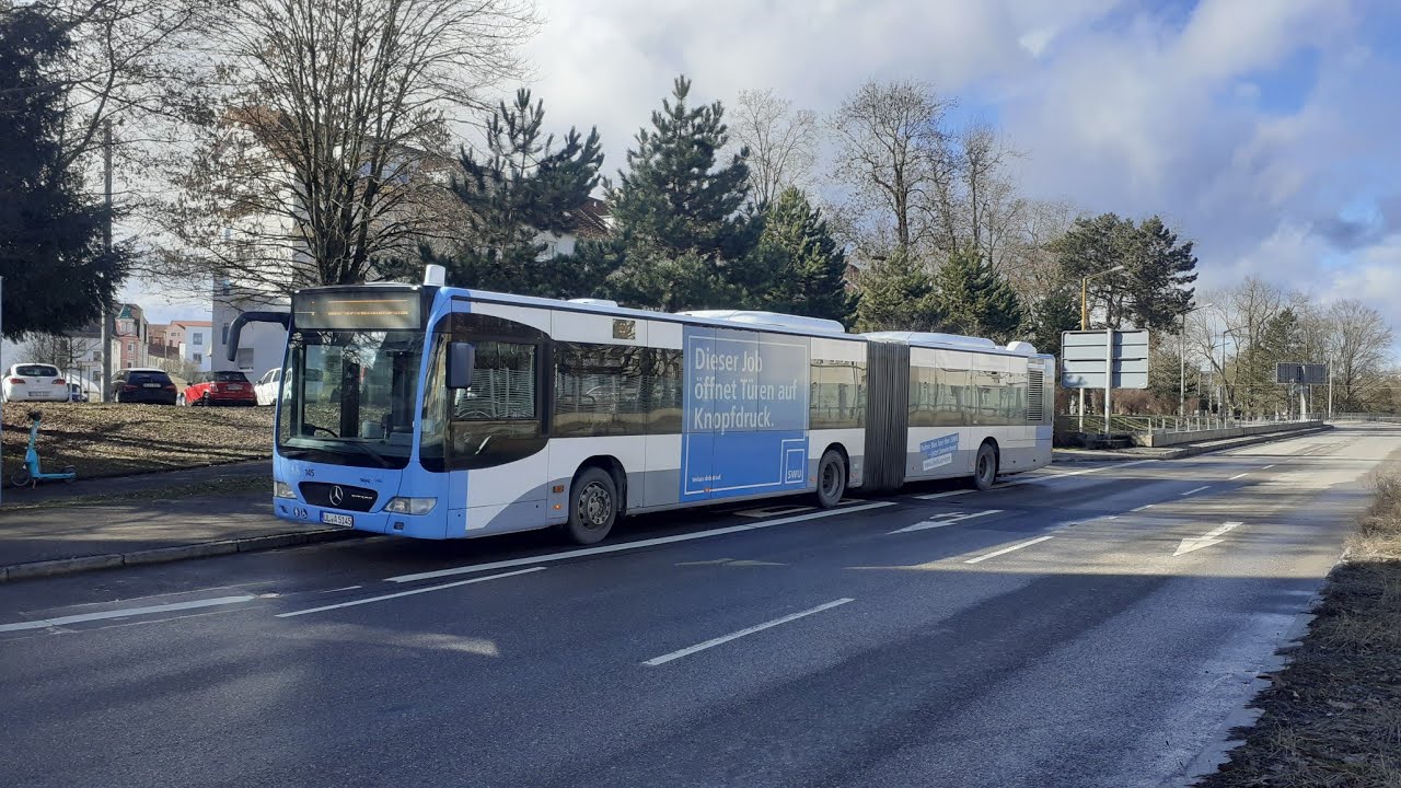 Mitfahrt Mercedes-Benz Citaro O530 Facelift G SWU Ulm Wagennummer 145
