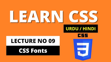 #26 Website development Course | CSS Fonts | Full Course 2021 in Urdu/Hindi