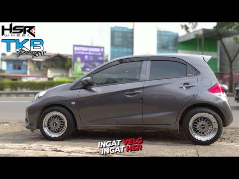 Modifikasi Honda Brio Menggunakan Velg Hsr Rs R15 Keren Sih - YouTube