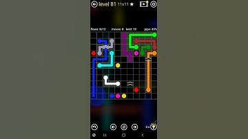 How To Solve Flow Free Bridges 11x11 Mania Pack Level 81 Board Walk Through Solution Walkthrough