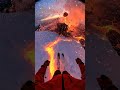 Epic Volcanic Ski Run: Lava Rivers and Fiery Jumps! 🔥⛷️