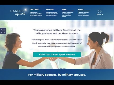 Military spouse resume