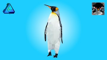 Affinity Designer - Low Poly Penguin [Timelapse]