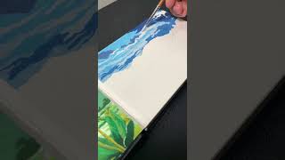 Gouache Painting Totoro Scenes - Ricefields View Part 1