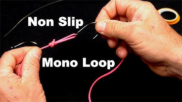 How To Tie A Non Slip Mono Loop Knot | Saltwater Experience